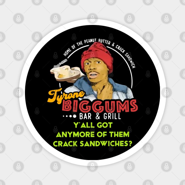 CAPPELLE BIGGUMS BAR & GRILL Magnet by gamecard456.doom